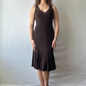Vintage Brown Maxi Dress